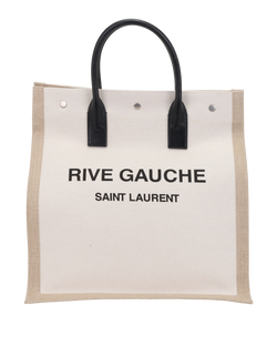 Rive Gauche Tote, Canvas, Cream, 0222, 3*